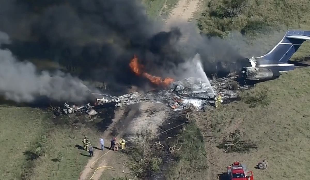 Texas plane crash latest MD 87 aircraft owner identified as